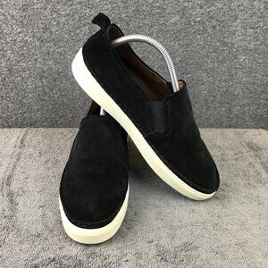 Frye BREA Chelsea Suede Shoes Slip On Sneakers Womens Size 10M Black